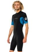 Rip Curl Mens Dawn Patrol 2mm Back Zip Spring Suit XXXL / Blue