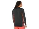 Rip Curl Mens Drive Relaxed Long Sleeve Suntop - Black/red- Swimwear Galore