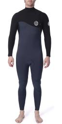 Rip Curl Mens Flashbomb 3/2mm GBS Zip Free Wetsuit Slate