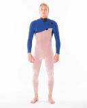 Rip Curl Mens Flashbomb 3/2mm GBS Zip Free Wetsuit Slate