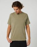Rip Curl Mens Plain Wash Tee Washed Moss / M