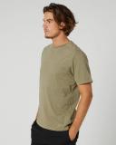 Rip Curl Mens Plain Wash Tee Washed Moss / M