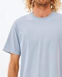 Rip Curl Mens Plain Wash Tee Zen Blue / 2XL