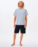 Rip Curl Mens Plain Wash Tee Zen Blue / L