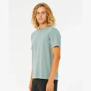 Rip Curl Mens Plain Wash Tee Zen Blue / L