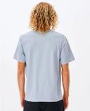 Rip Curl Mens Plain Wash Tee Zen Blue / M