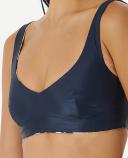 Rip Curl Mirage Revo Crop Bikini Top Blue L Woman