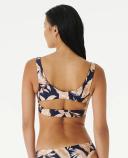 Rip Curl Mirage Revo Crop Bikini Top Blue M Woman