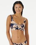 Rip Curl Mirage Revo Crop Bikini Top Blue S Woman