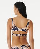 Rip Curl Mirage Revo Crop Bikini Top Blue S Woman