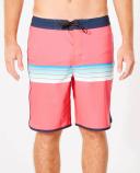 Rip Curl Mirage Surf Revival Stripe Board Shorts Retro Red