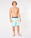 Rip Curl Mirage Surf Revival Stripe Board Shorts Retro Red