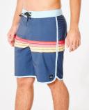 Rip Curl Mirage Surf Revival Stripe Board Shorts Retro Red