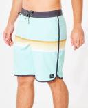 Rip Curl Mirage Surf Revival Stripe Board Shorts Retro Red