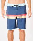 Rip Curl Mirage Surf Revival Stripe Board Shorts Retro Red