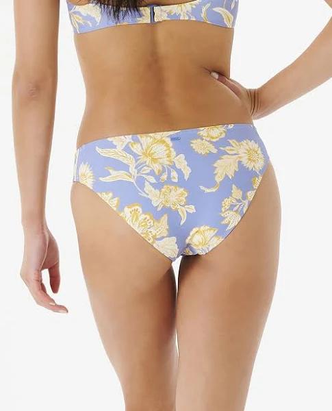 Rip Curl Oceans Together Full Bikini Bottom Blue M Woman