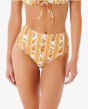 Rip Curl Oceans Together Revo Good Bikini Bottom Yellow M Woman