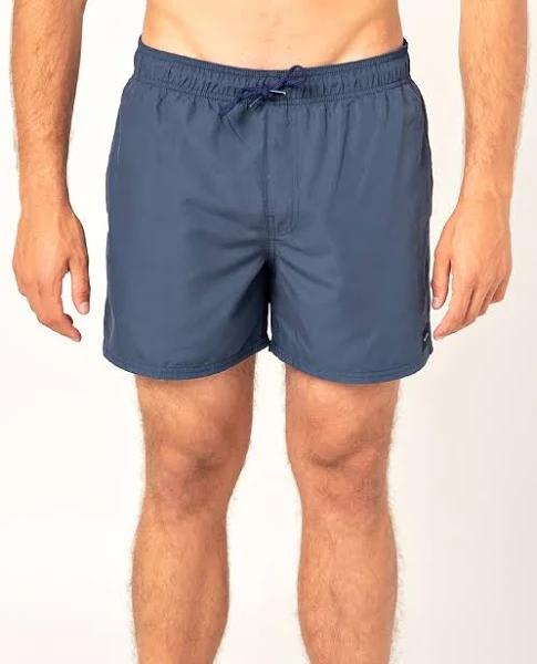 Rip Curl Offset Volley Swim Shorts Navy Blue - S