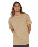 Rip Curl Plain Wash Mens Tee Khaki Size M