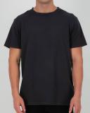 Rip Curl Plain Wash Mens Tee Washed Black Size XL