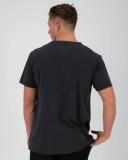 Rip Curl Plain Wash Mens Tee Washed Black Size XL