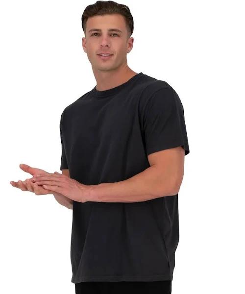 Rip Curl Plain Wash Mens Tee Washed Black Size XL
