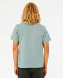 Rip Curl Plain Wash Tee. Mineral Blue Size 3XL