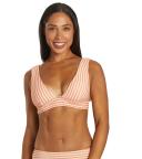 Rip Curl Premium Surf Deep V Bikini Top - Peach