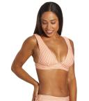Rip Curl Premium Surf Deep V Bikini Top - Peach