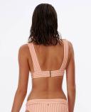 Rip Curl Premium Surf Deep V Bikini Top - Peach