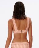 Rip Curl Premium Surf Deep V Bikini Top - Peach