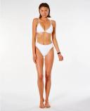 Rip Curl Premium Surf High Waist Cheeky - White- Swimwear Galore
