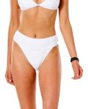 Rip Curl Premium Surf High Waist Cheeky - White- Swimwear Galore