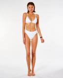 Rip Curl Premium Surf High Waist Cheeky - White- Swimwear Galore