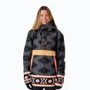 Rip Curl Rider Anorak Jacket Dark Blue Black Women - L