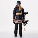 Rip Curl Rider Anorak Jacket Dark Blue Black Women - L