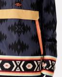 Rip Curl Rider Anorak Jacket Dark Blue Black Women - XS