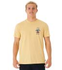 Rip Curl Search Essential Tee - Washed Yellow | T Shirts