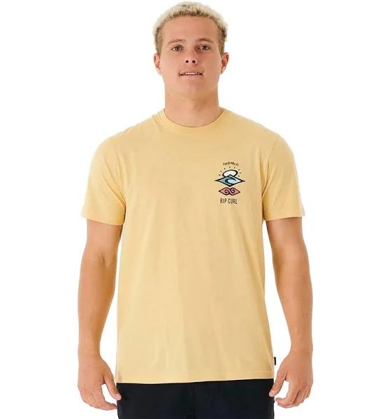 Rip Curl Search Essential Tee - Washed Yellow | T Shirts