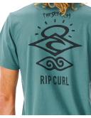 Rip Curl Search Icon Tee. Blue Stone Size XXL