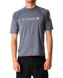 Rip Curl Shockwave Relaxed Short Sleeve UVT Grey Marle 3XL