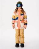Rip Curl Snake Snow Jacket Salmon Size 14