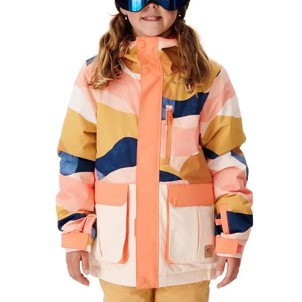 Rip Curl Snake Snow Jacket Salmon Size 14