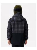 Rip Curl Snake Snow Jacket Washed Black Size 12