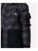 Rip Curl Snake Snow Jacket Washed Black Size 12