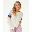 Rip Curl Surf Revival Raglan Sweatshirt Beige M Woman