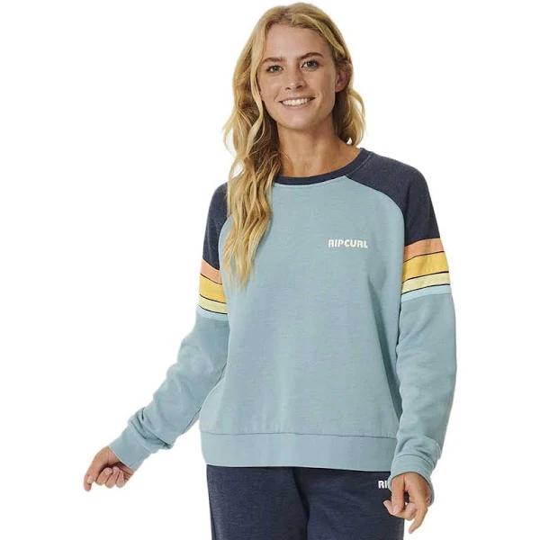 Rip Curl Surf Revival Raglan Sweatshirt Blue 2XS Woman