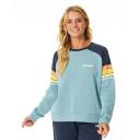 Rip Curl Surf Revival Raglan Sweatshirt Blue M Woman