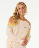 Rip Curl Surf Revival Raglan Sweatshirt Blue M Woman