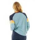 Rip Curl Surf Revival Raglan Sweatshirt Blue M Woman